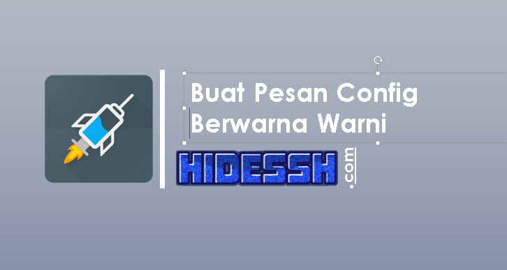 Cara membuat Pesan Berwarna di Config