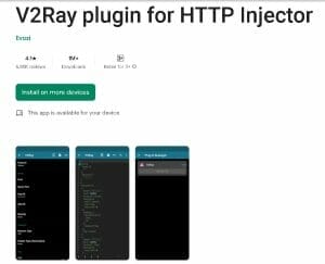 V2Ray plugin for HTTP Injector 