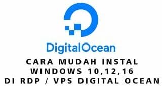 cara install windows server di digitalocean