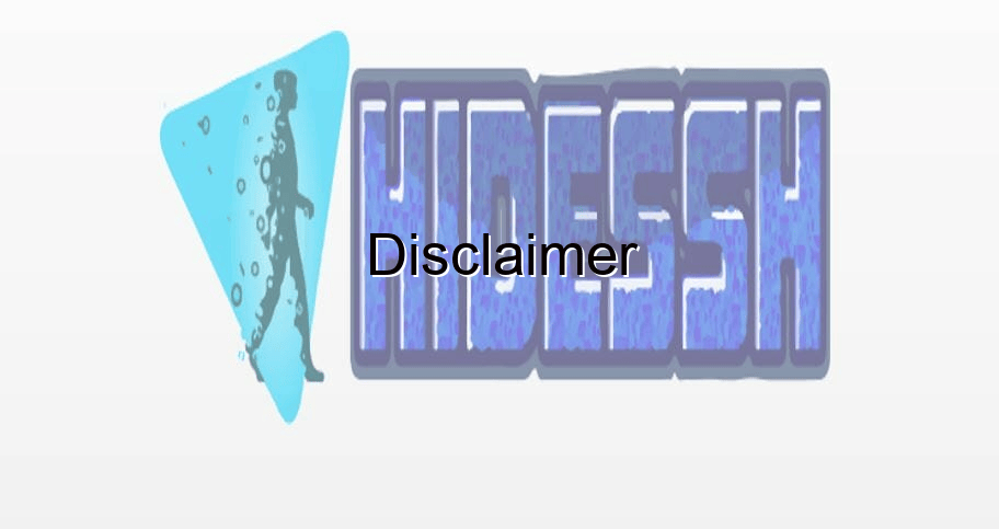 disclaimer 32 - HideSSH